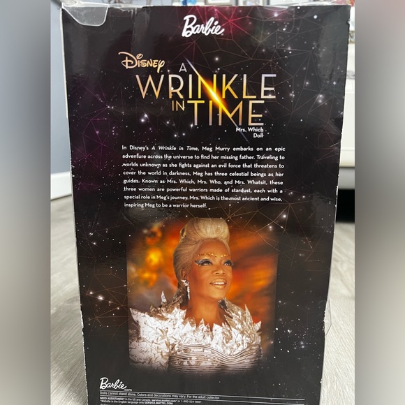Disney "A Wrinkle in Time" Oprah Barbie Doll NEW - Picture 5 of 6